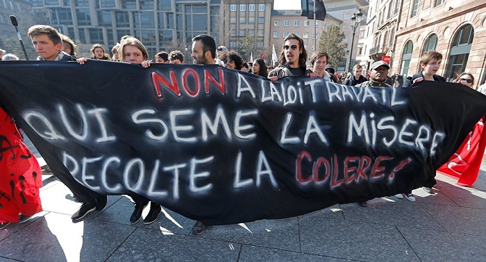 Loi travail: une dizaine d`interpellations en marge de la manifestation à Paris - VIDEO